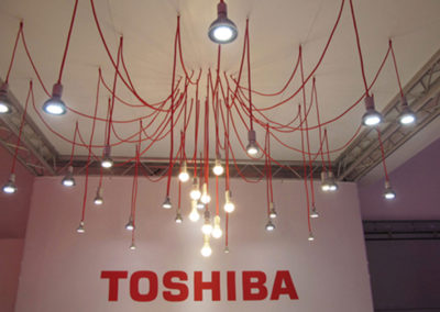 Architectural Lighting Magazine 25th year event Toshiba Booth